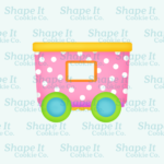 Easter Express Square Cart Cookie Cutter