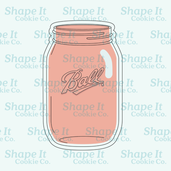 Mason Jar with Flowers Cookie Cutters Set - Image 7