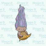Mermaid with Purple Hair Cookie Cutter