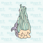 Mermaid with Mint Hair Cookie Cutter