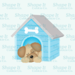 Puppy in Dog House Cookie Cutter