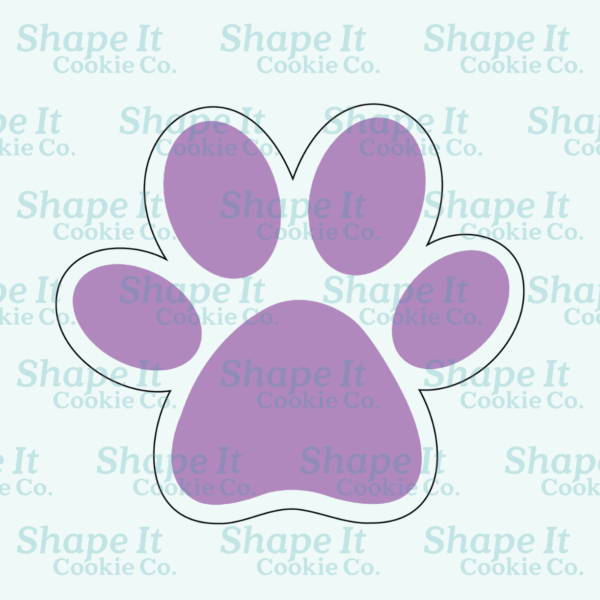 Puppy Paw Cookie Cutter - Image 2