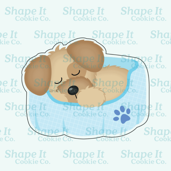 Puppy in Bed Cookie Cutter - Image 2