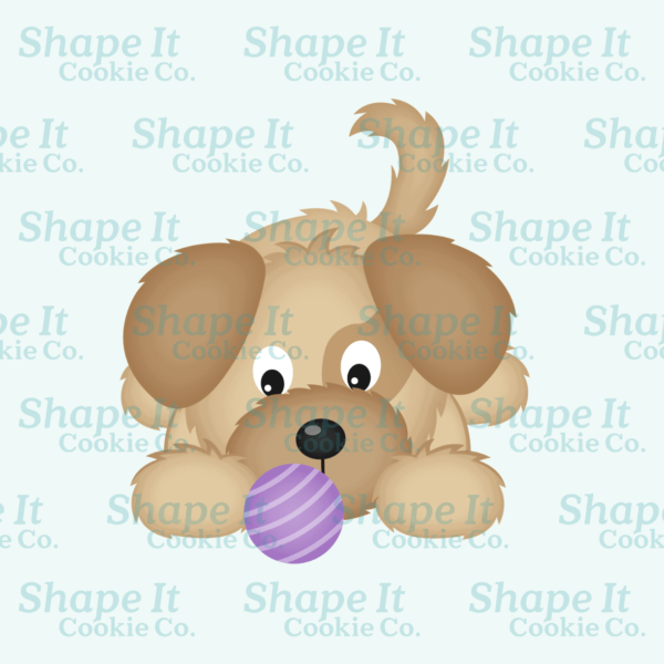 Puppy with Ball Cookie Cutter