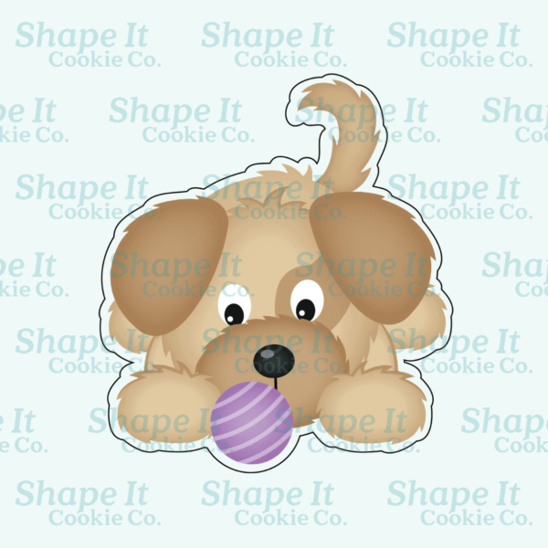 Puppy with Ball Cookie Cutter - Image 2