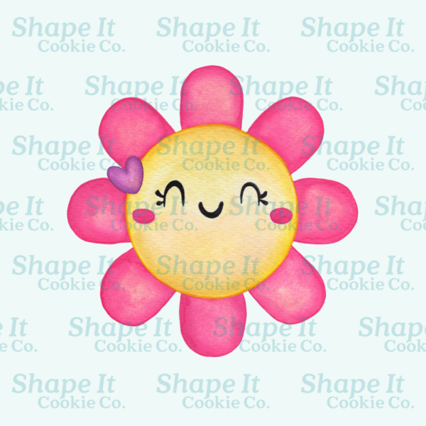 Summer Smiling Flower Cookie Cutter
