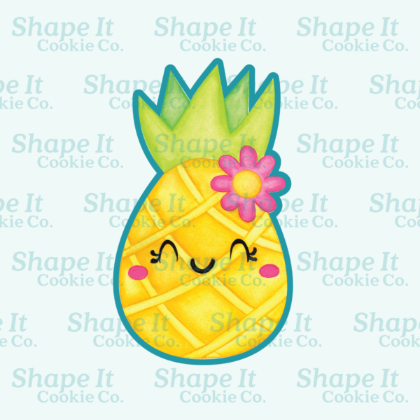 Summer Smiling Pineapple Cookie Cutter - Image 2