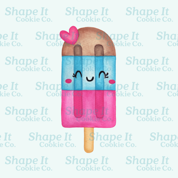 Summer Smiling Popsicle Cookie Cutter