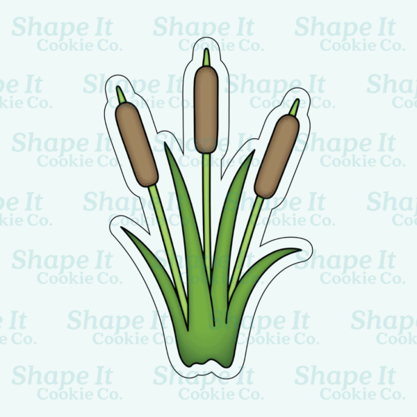 Cattail Plant Cookie Cutter - Image 2
