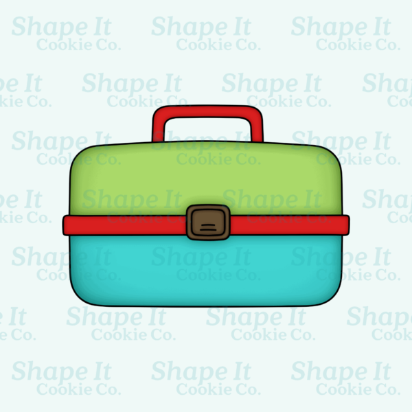Fishing Tackle Box Cookie Cutter