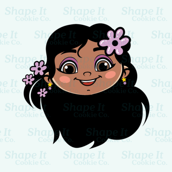 Isabela "Face" Cookie Cutter