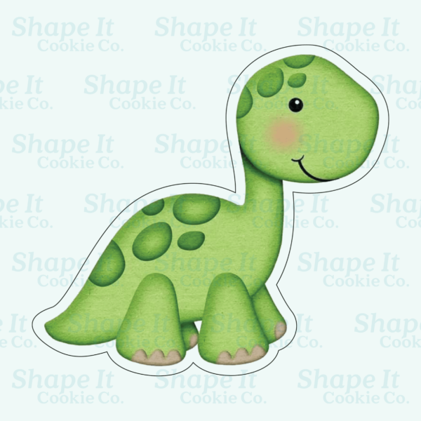 Brontosaurus Dinosaur Cookie Cutter - Image 2