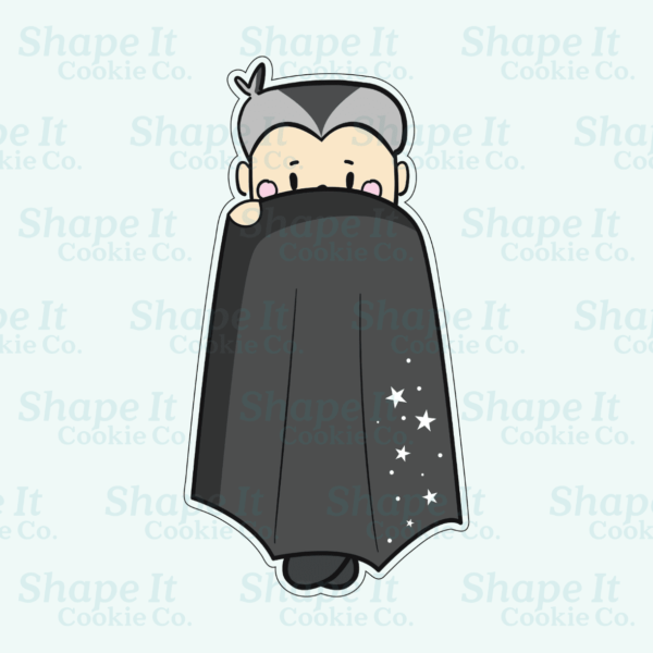 Dracula Cape Over Face Rag Doll Cookie Cutter - Image 2