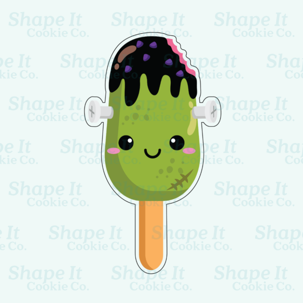 Halloween Frankenstein Popsicle Cookie Cutter - Image 2
