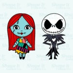 Jack and Sally Cookie Cutter Set
