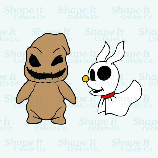 Oogie Boogie and  Zero Cookie Cutter Set
