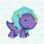 Triceratops Dinosaur Cookie Cutter