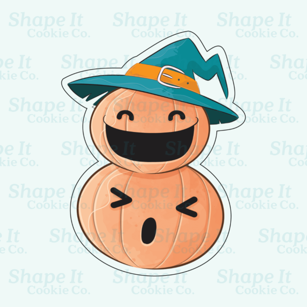 Double Stacked Pumpkins with Witch Hat Cookie Cutter - Image 2
