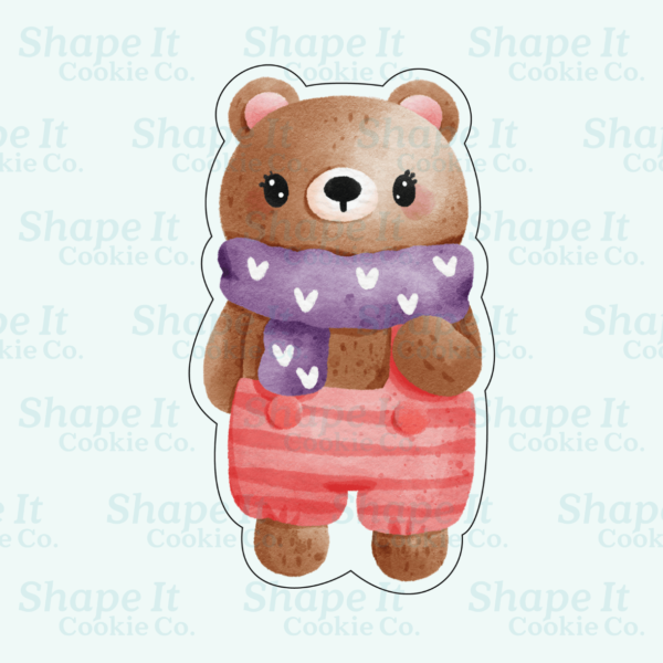 Woodland Boy Bear Cookie Cutter - Image 2