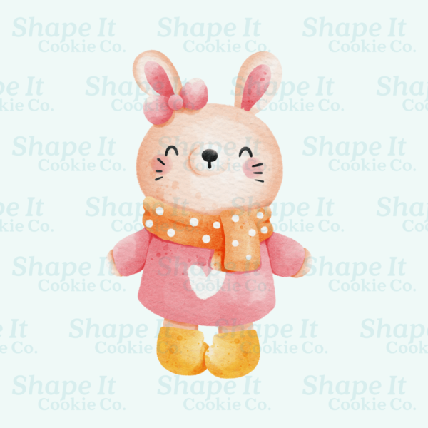 Woodland Girl Rabbit Cookie Cutter