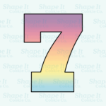 Number 7 Cookie Cutter
