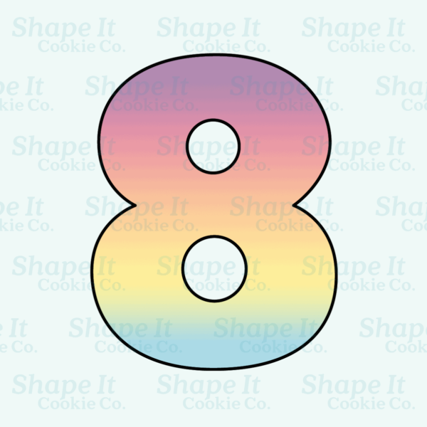 Number 8 Cookie Cutter