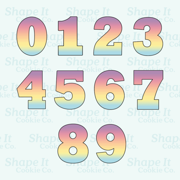 Numbers Cookie Cutter Set
