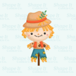 Scarecrow with Hat Cookie Cutter