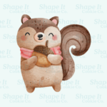 Woodland Squirrel Cookie Cutter