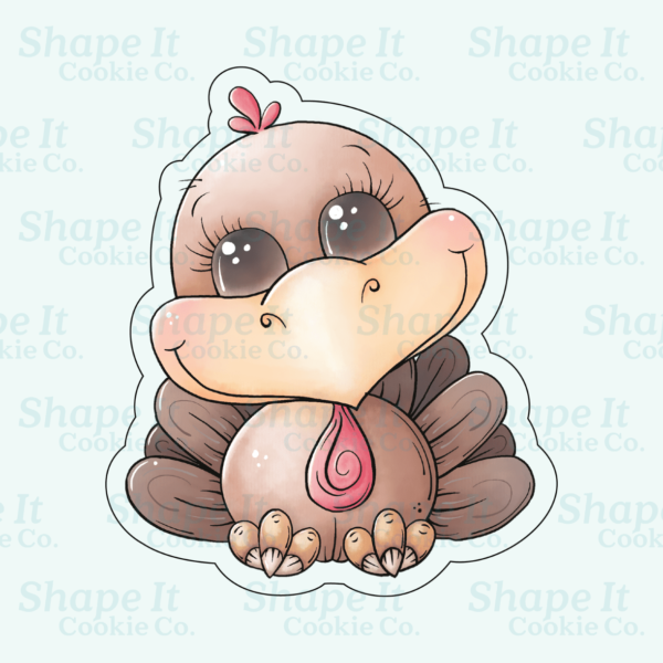 Cute Turkey Cookie Cutter - Image 2