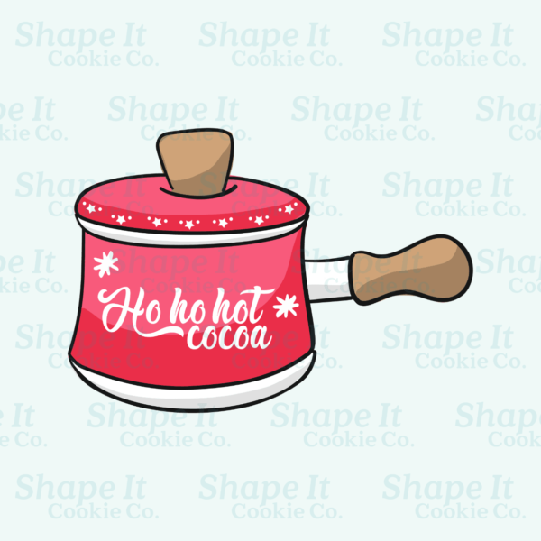 Hot Cocoa Pot Cookie Cutter