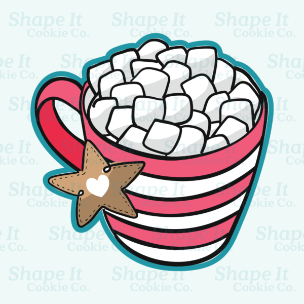 Hot Cocoa with Marshmallows Cookie Cutter - Image 2