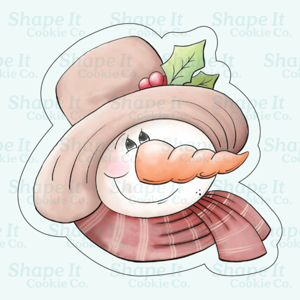 Snowman with Large Hat Cookie Cutter - Image 2