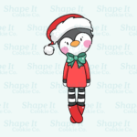 Tall Christmas Penguin Cookie Cutter