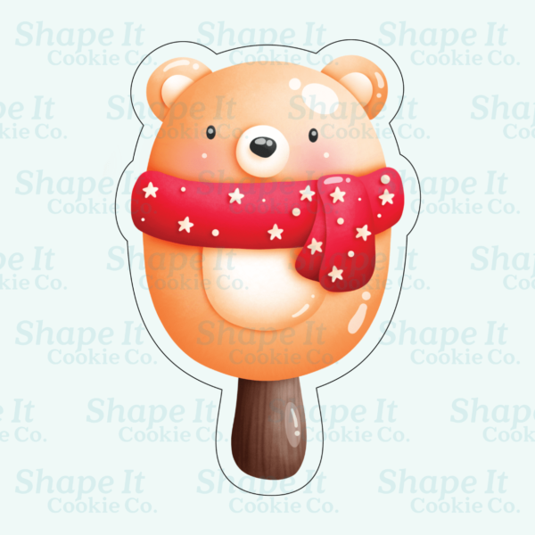 Winter Bear Popsicle Cookie Cutter - Image 2