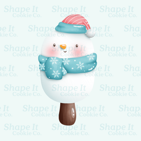 Snowman Popsicle Cookie Cutter