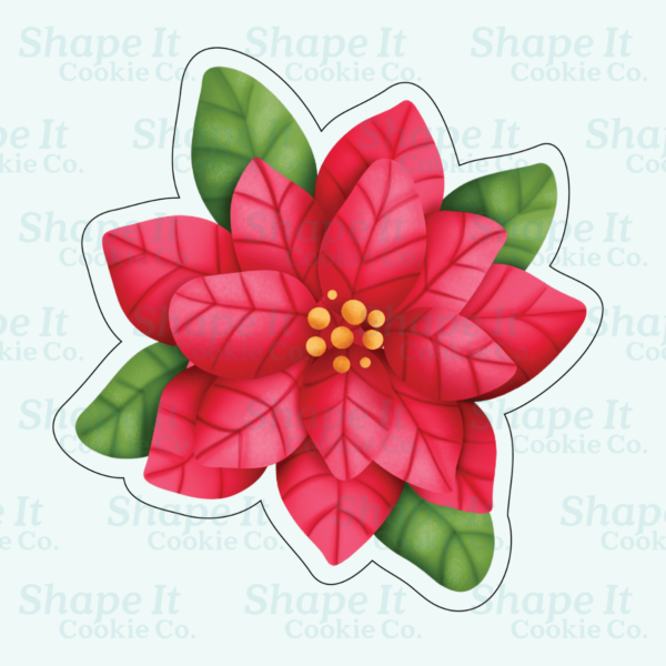Poinsettia Cookie Cutter - Image 2