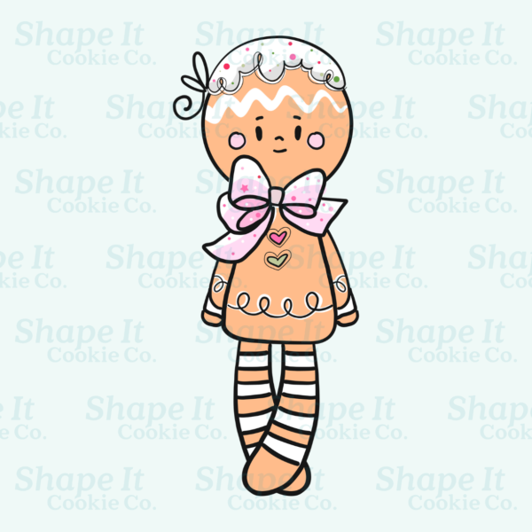 Tall Gingerbead Girl Cookie Cutter