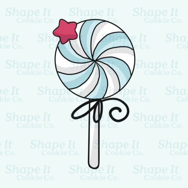 Swirl Lollipop Cookie Cutter - Image 3