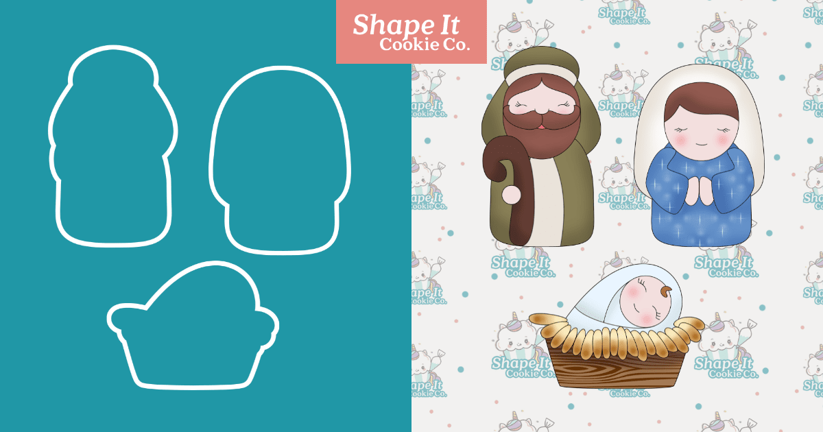 Jesus Ausstecher – Cookie Cutter Für Plätzchen In Jesus-Form, 3D-gedruckt Aus Lebensmittelechtem PLA