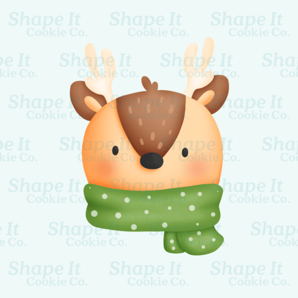 Winter Reindeer Cookie Cutter