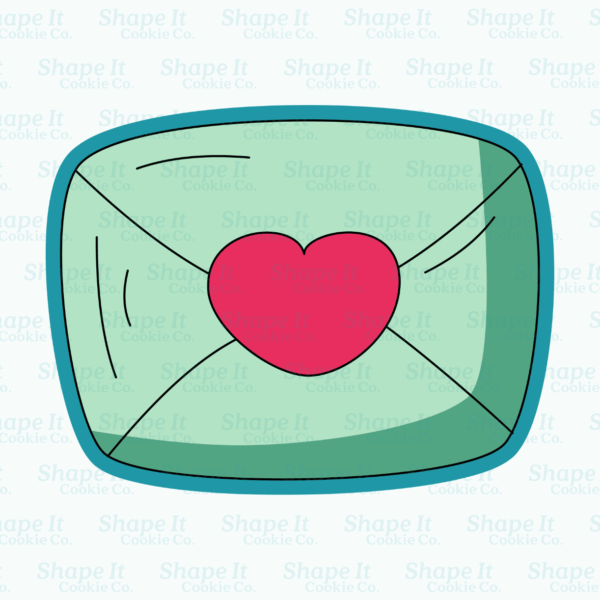Envelope with Heart Cookie Cutter - Image 2