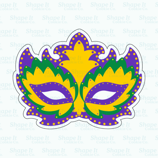 Masquerade Mask Cookie Cutter - Image 2