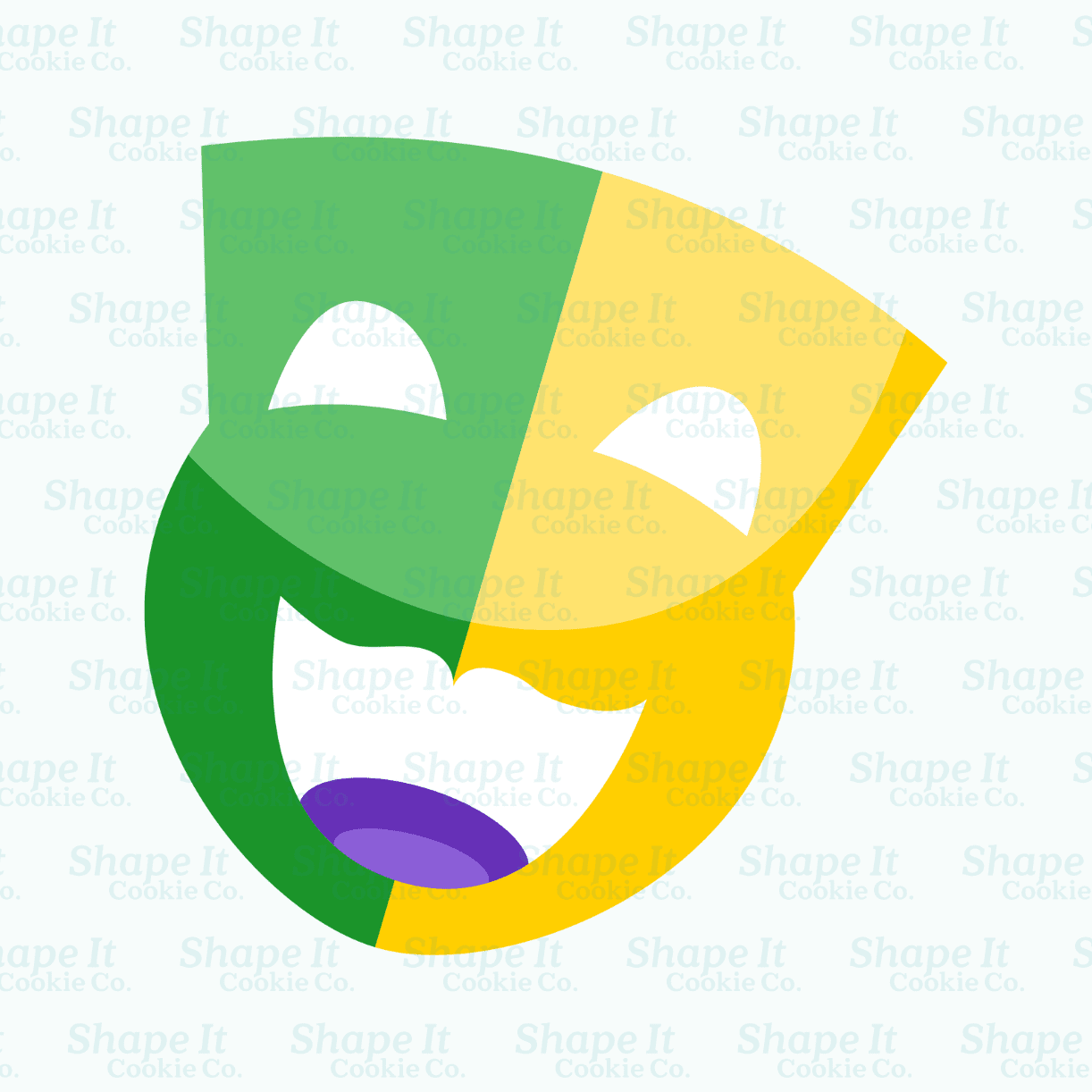 mardi gras mask cookie cutter
