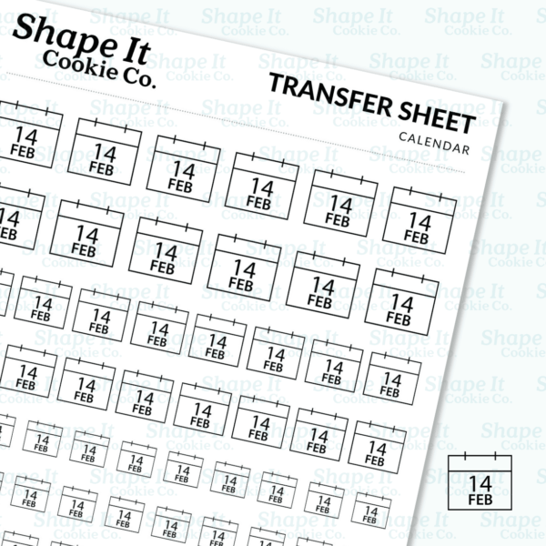 Calendar Transfer Sheet