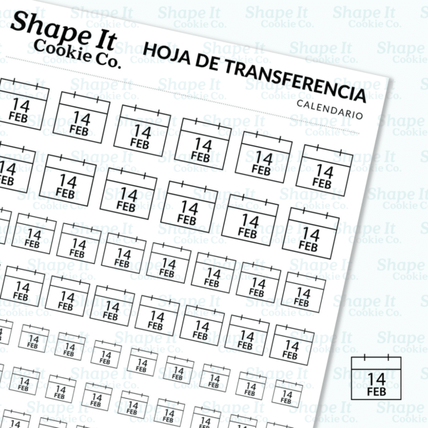 Calendar Transfer Sheet - Image 3