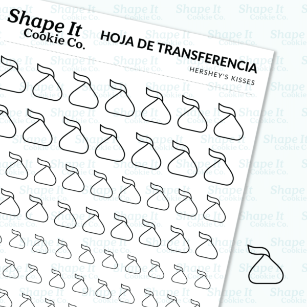 Hershey's Kisses Transfer Sheet - Image 3