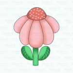 Coneflower Flower Cookie Cutter