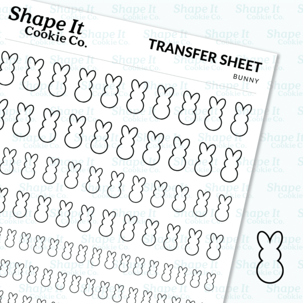 Bunny Transfer Sheet