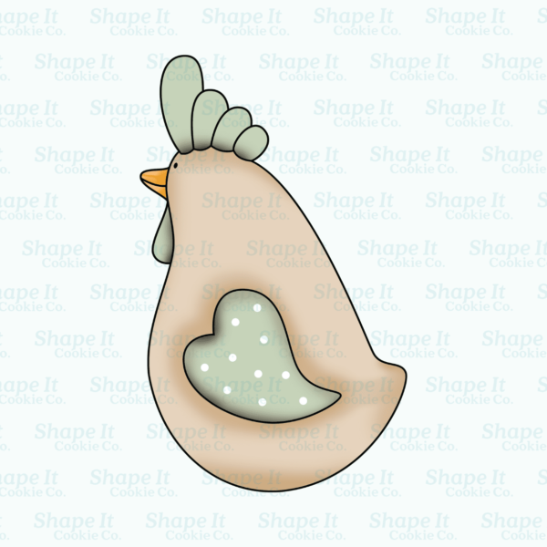Hen Chicken Cookie Cutter